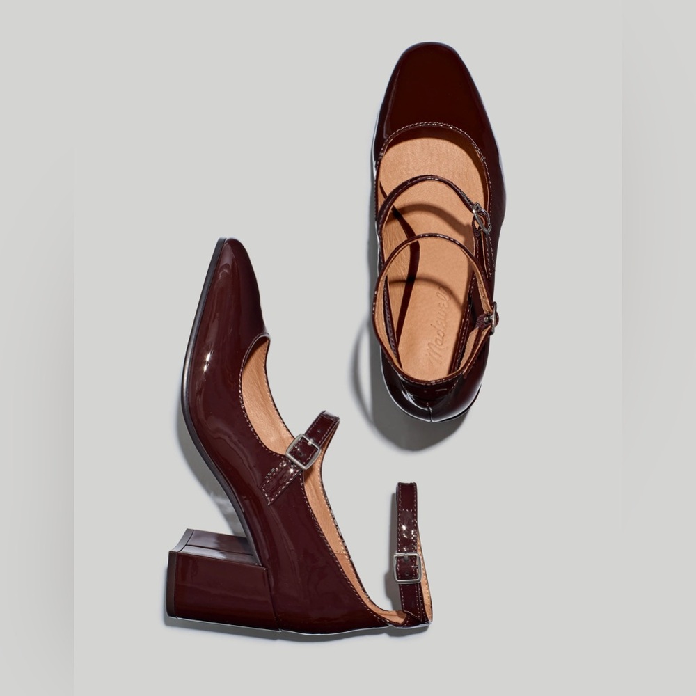 Maddie Heeled Mary Jane in Patent Leather (Size 8) NIB